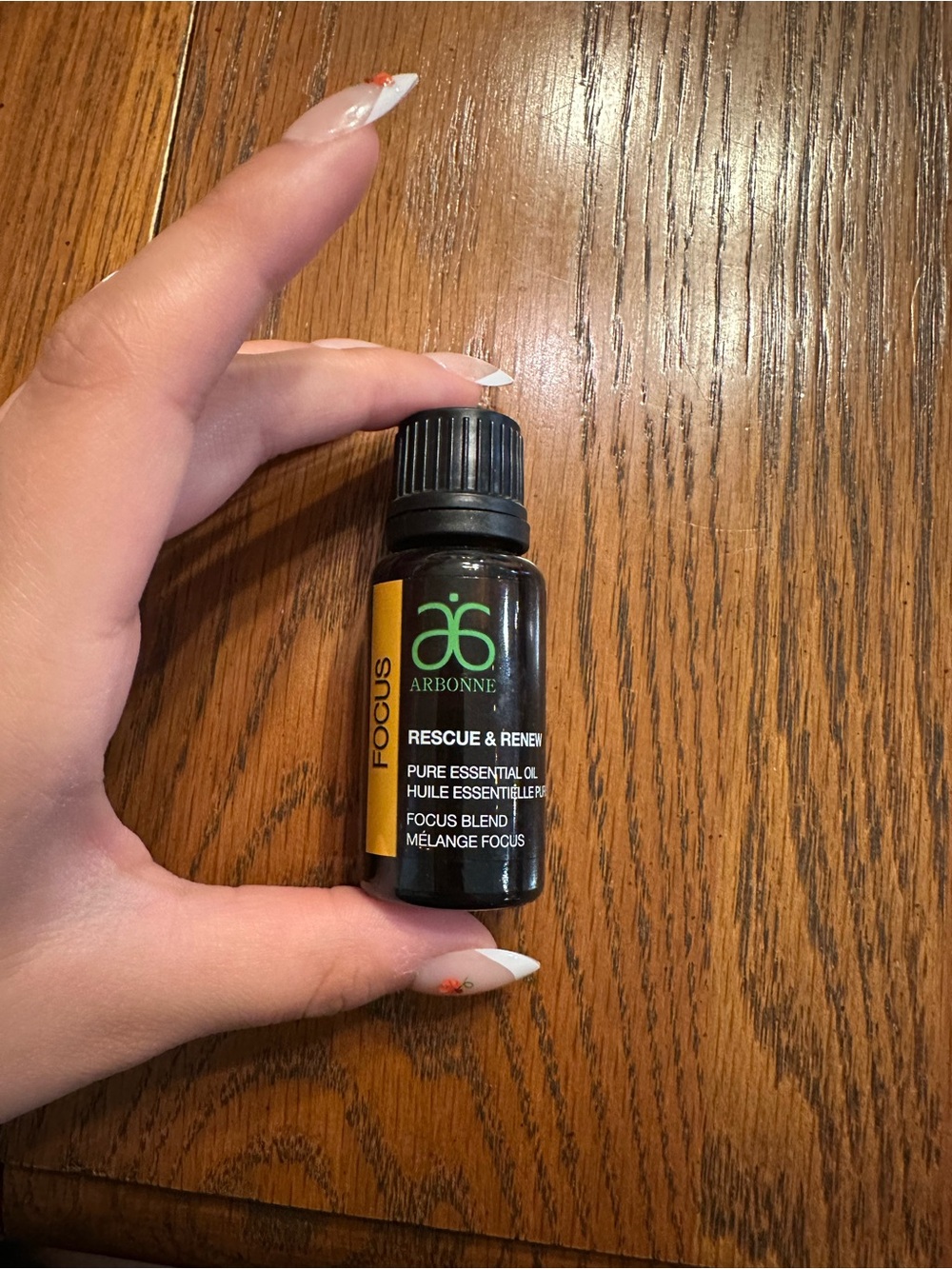 Arbonne Rescue & Renew Focus Blend Essential Oil - Black, Yellow, Green